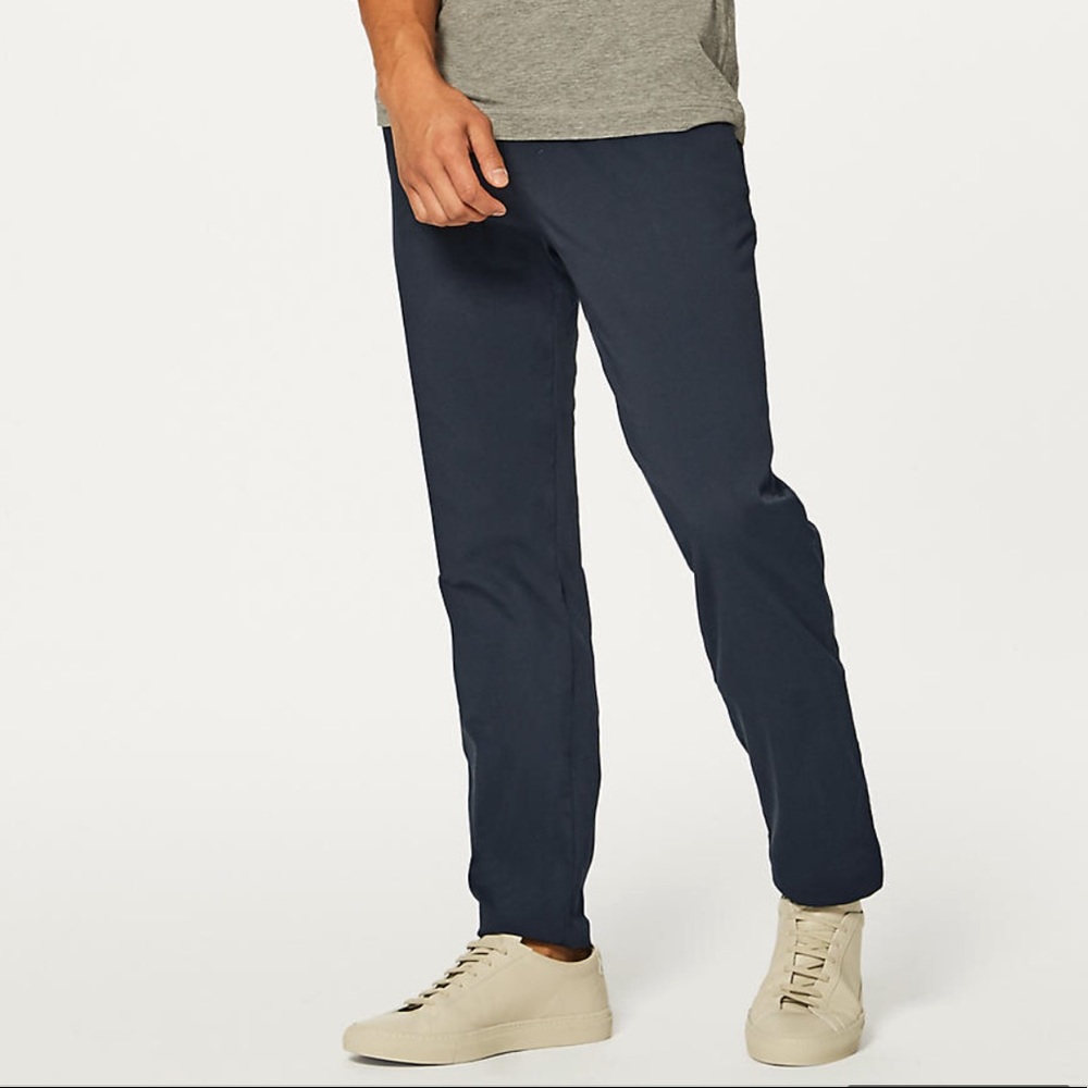 Lululemon Mens 38x34 Commission Gray Pant ABC